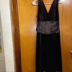 Sexy Velcro Hershey Brown dress